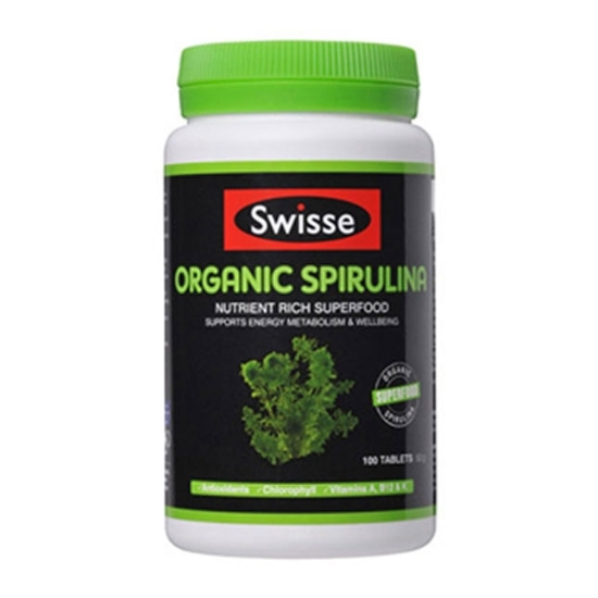 Picture of Viên uống tảo xoắn hữu cơ Swisse Organic Spirulina 100 viên