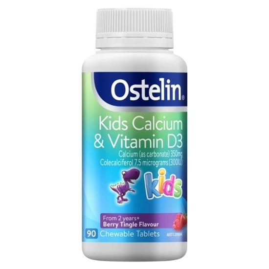 Ảnh của Viên uống bổ sung Vitamin D3 và Canxi Ostelin cho bé (90 viên)