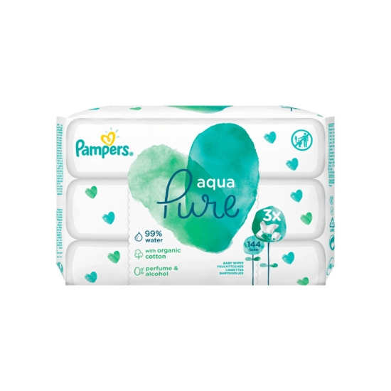 Picture of Khăn Ướt Pampers Aqua Pure 144 Tờ