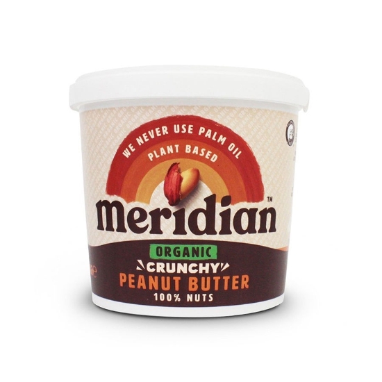 Ảnh của Bơ Đậu Phộng Meridian Organic Crunchy 100% Nuts 1kg