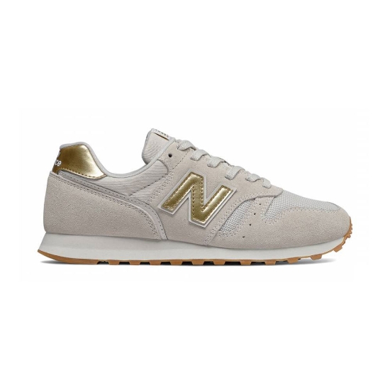 Ảnh của Giày thể thao New Balance Beige and Gold 574 Trainers