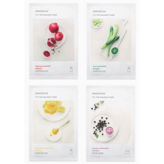 Picture of Bộ mặt nạ Innisfree My Real Squeeze Special Mask Pack 20 miếng