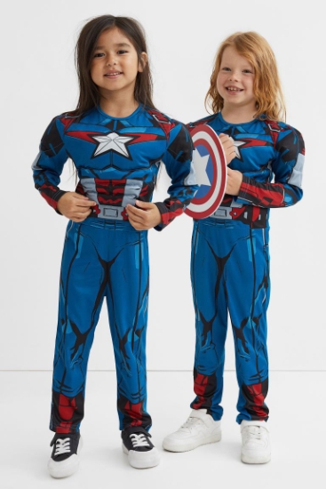 Ảnh của Bộ đồ hóa trang Halloween Captain American cho bé gái