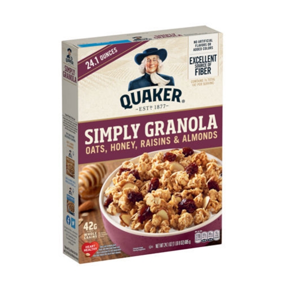 Ảnh của Ngũ cốc Yến mạch Quaker Simply Granola Oats Honey Raisins & Almonds 24.1 oz