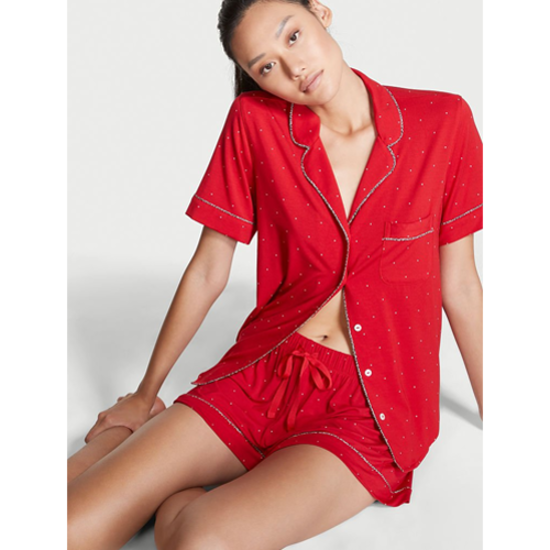 Picture of Bộ ngủ Victoria's Secret Modal Short PJ Set đỏ