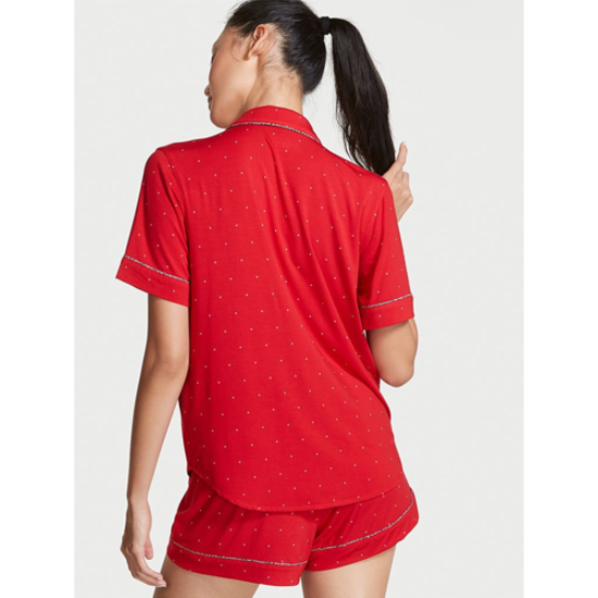 Picture of Bộ ngủ Victoria's Secret Modal Short PJ Set đỏ