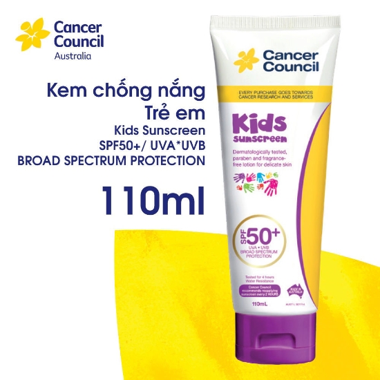 Ảnh của Kem chống nắng trẻ em Cancer Council SPF 50+ Kids