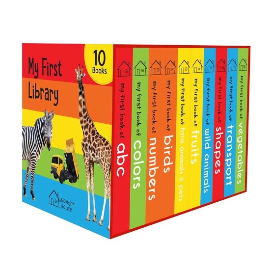 Ảnh của Sách My First Library : Boxset of 10 Board Books for Kids