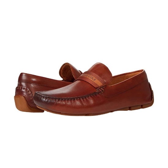 Picture of Giày loafer nam Kenneth Cole New York Theme Webbing Driver màu Cognac