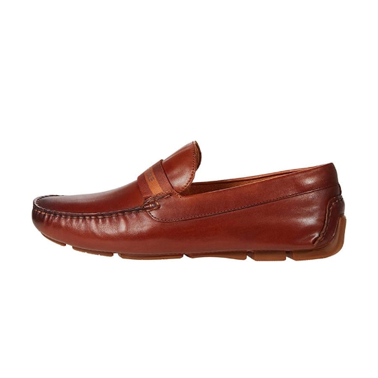 Ảnh của Giày loafer nam Kenneth Cole New York Theme Webbing Driver màu Cognac