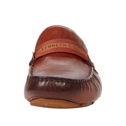 Ảnh của Giày loafer nam Kenneth Cole New York Theme Webbing Driver màu Cognac