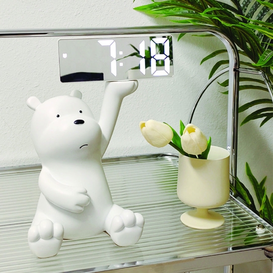 Picture of Đồng hồ điện tử gấu trắng