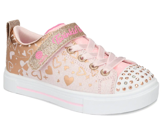 Picture of Giày thể thao Skechers Girls' Twinkle Sparks Heather Charm - Hồng nhạt