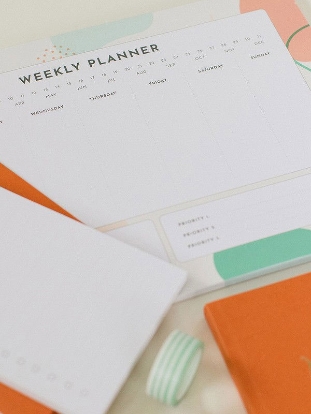 Picture of Công cụ lập kế hoạch hàng tuần và Bảng danh sách - Weekly Planner and List Pad from PAPERKIN DESIGNS
