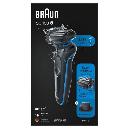 Picture of Braun Series 5 5018s Máy cạo râu điện khô ướt cho nam có đế sạc