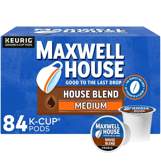 Ảnh của Viên nén cà phê K-Cup® rang vừa Maxwell House House Blend, 84 viên