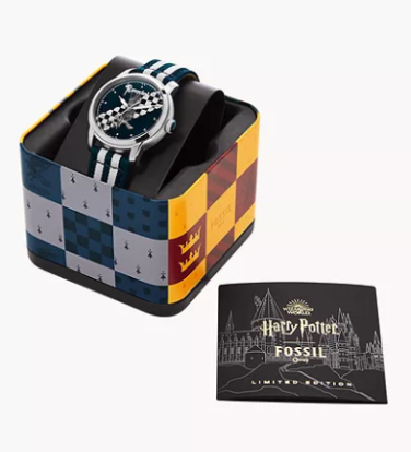 Ảnh của Đồng hồ nylon Ravenclaw™ ba tay Harry Potter™ phiên bản giới hạn, màu Xanh, Trắng