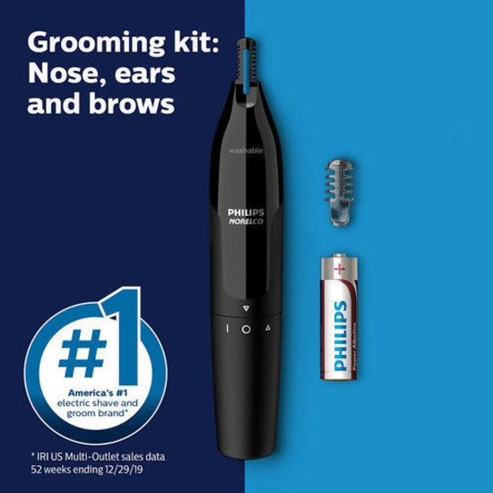 Ảnh của Máy cắt tỉa lông mũi Philips Norelco NOSE EARS & BROWS HAIR TRIMMER 1000 Ultimate Comfort