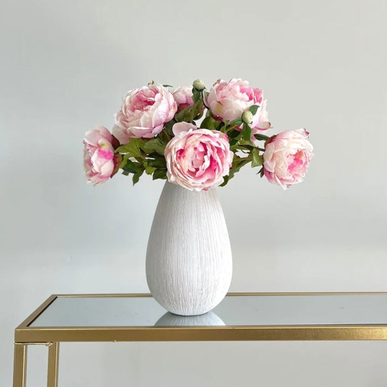 Picture of Hoa mẫu đơn hồng cổ điển nhân tạo của Faux Flower Company